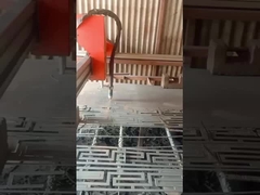 gantry cnc plasma cutting machine on site